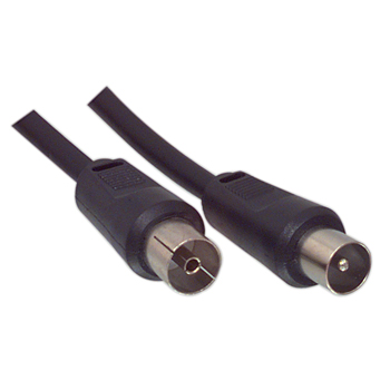 Valueline Coaxial Antenna Cable 9.5mm Male - Female, 2.5m, Black